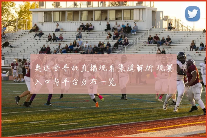 奥运会手机直播观看渠道解析 观赛入口与平台分布一览